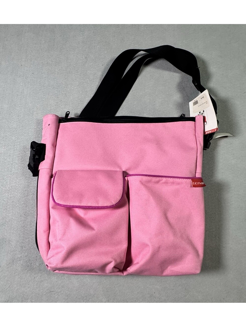 NWT Skip Hop Expo Expandable Diaper Bag – Pink Messenger / Stroller Bag